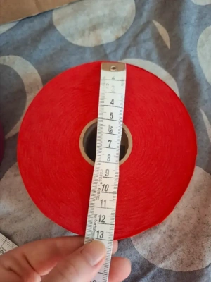Biais plat rouge Largeur 30mm — image 1