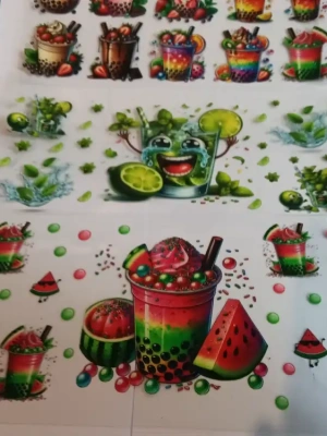 3 Stickers uvdtf pour 16 OZ lot n 3 — image 1