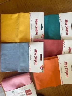 6 coupons de tissu 100% coton — image 1