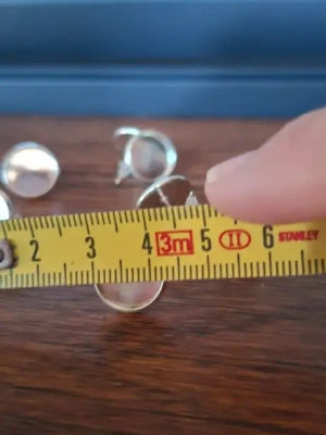 Lot 5 paires supports boucles d'oreilles pour cabochons 12 mm — image 4