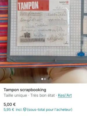 Tampon texte kesi'art — image 1