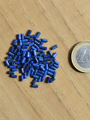Lot de 100 perles en lapis lazuli 4x2 mm — image 2