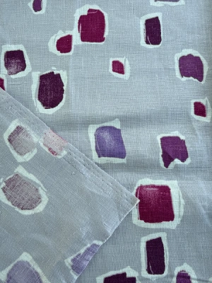 Lin mauve à motifs 70’s — image 3