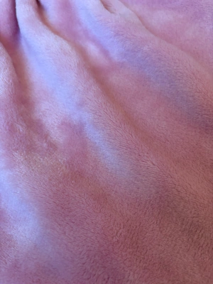 Tissu Doudou rose poudré — image 1